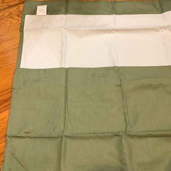 Eclipse Kendall modern blackout thermal olive green panel.  42"X63" - Picture 2 of 5